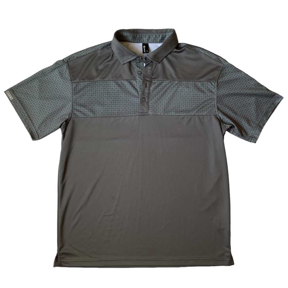 LOFT8 Dry-Fit Grey Golf Polo Shirt - Men’s Size Large